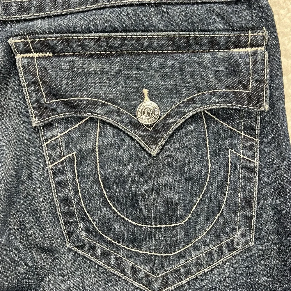 True‎ Religion Jeans Men's 33 (Actual 35x33.5) Lonestar Straight Flap Pocket Y2K
